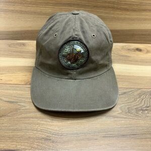 Rare Polo Brown Cap with Wildlife Patch